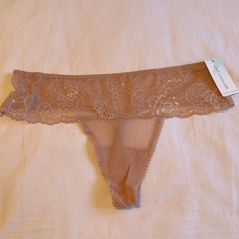 OnGossamer Boudoir Blooms Thong